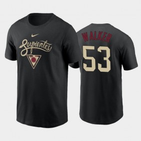 2021 City Connect Arizona Diamondbacks Graphic #53 Christian Walker T-Shirt Black