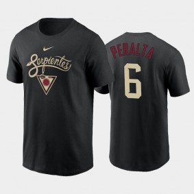 2021 City Connect Arizona Diamondbacks Graphic #6 David Peralta T-Shirt Black