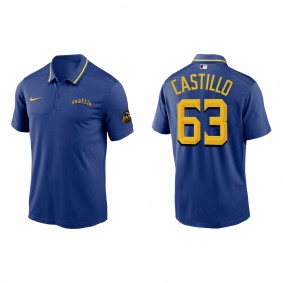 Diego Castillo Seattle Mariners Royal 2023 City Connect Knit Performance Polo