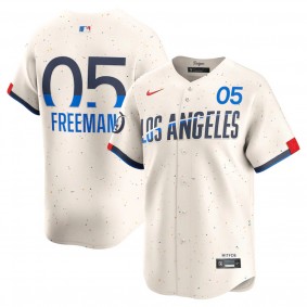 Men's Los Angeles Dodgers Freddie Freeman Cream 2024 City Connect Limited Player Jersey