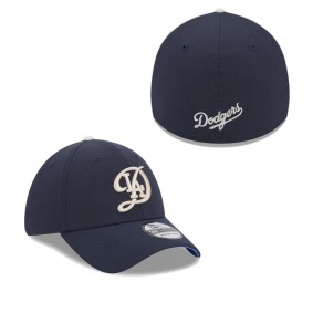 Men's Los Angeles Dodgers Navy 2024 City Connect 39THIRTY Flex Hat