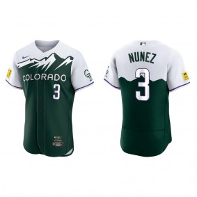 Dom Nunez Colorado Rockies Green 2022 City Connect Authentic Jersey