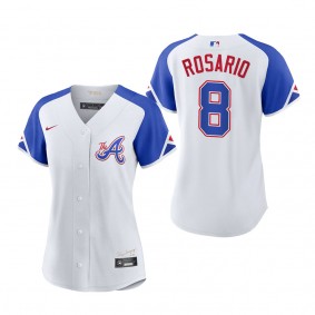 Eddie Rosario Women's Atlanta Braves White 2023 City Connect Replica Jersey