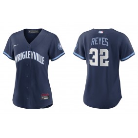 Women's Chicago Cubs Franmil Reyes Navy City Connect Replica Jersey