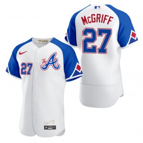 Fred McGriff Atlanta Braves White City Connect Authentic Jersey