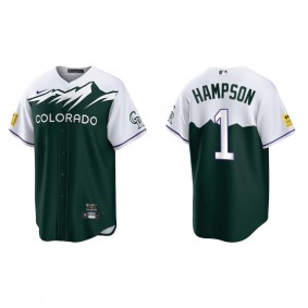 Garrett Hampson Colorado Rockies Green 2022 City Connect Replica Jersey