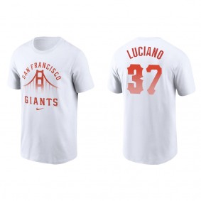 Men's San Francisco Giants Marco Luciano White City Connect Graphic T-Shirt