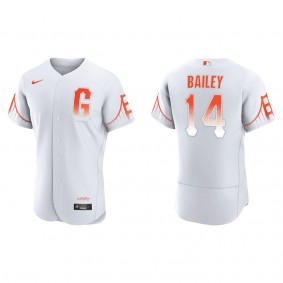 Men's San Francisco Giants Patrick Bailey White City Connect Authentic Jersey