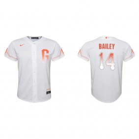 Youth San Francisco Giants Patrick Bailey White City Connect Replica Jersey