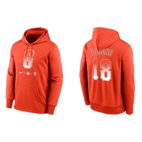 Men's San Francisco Giants Paul DeJong Orange City Connect Therma Hoodie