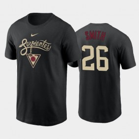 2021 City Connect Arizona Diamondbacks Black Graphic #26 Pavin Smith T-Shirt