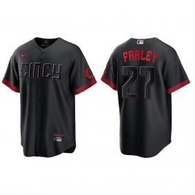 Jake Fraley Cincinnati Reds Nike Black 2023 City Connect Replica Jersey