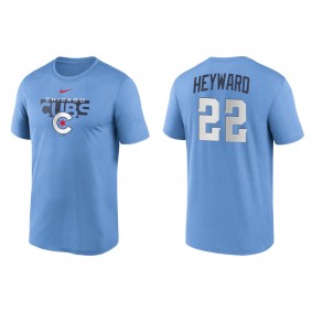 Jason Heyward Chicago Cubs 2022 City Connect Legend T-Shirt Blue