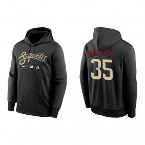 Joe Mantiply Arizona Diamondbacks Black City Connect Therma Pullover Hoodie