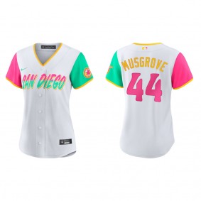 Joe Musgrove Women's San Diego Padres White 2022 City Connect Replica Jersey