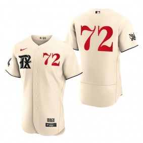 Jonathan Hernandez Texas Rangers Cream 2023 City Connect Authentic Jersey