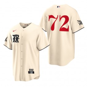 Jonathan Hernandez Texas Rangers Cream 2023 City Connect Replica Jersey