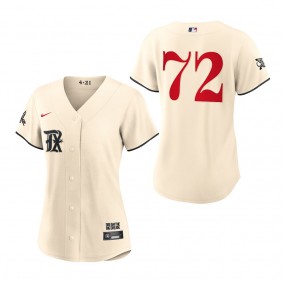 Jonathan Hernandez Women's Texas Rangers Cream 2023 City Connect Replica Jersey