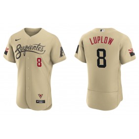 Men's Arizona Diamondbacks Jordan Luplow Gold City Connect Authentic Jersey