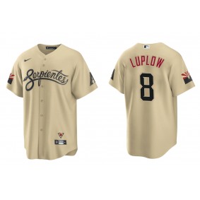 Men's Arizona Diamondbacks Jordan Luplow Gold City Connect Replica Jersey