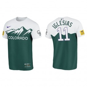 Jose Iglesias Colorado Rockies Green 2022 City Connect T-Shirt