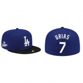 Julio Urias Los Angeles Dodgers Royal 2022 City Connect 59FIFTY Team Fitted Hat