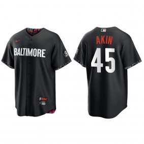 Keegan Akin Baltimore Orioles Nike Black 2023 City Connect Replica Jersey