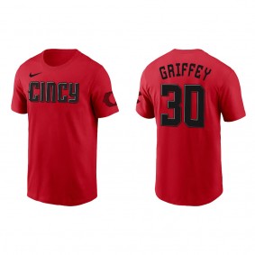 Ken Griffey Jr Cincinnati Reds Nike Red 2023 City Connect T-Shirt