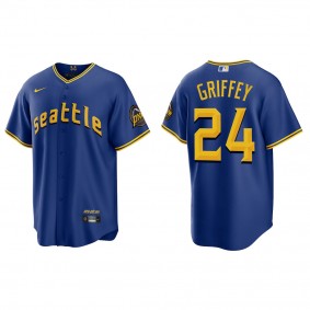 Ken Griffey Jr. Seattle Mariners Royal 2023 City Connect Replica Jersey