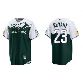 Kris Bryant Colorado Rockies Green 2022 City Connect Replica Jersey