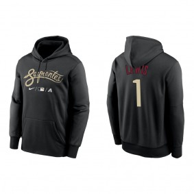 Kyle Lewis Arizona Diamondbacks Nike Black City Connect Therma Pullover Hoodie