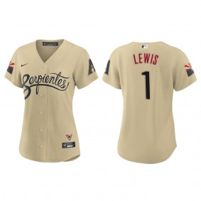 Kyle Lewis Women's Arizona Diamondbacks Nike Gold City Connect Replica Jersey