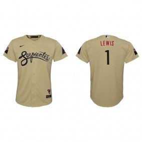 Kyle Lewis Youth Arizona Diamondbacks Nike Gold City Connect Replica Jersey