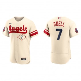 Jo Adell Men's Angels Cream 2022 City Connect Authentic Team Jersey