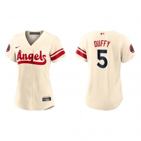 Matt Duffy Women's Angels Cream 2022 City Connect Replica Team Jersey