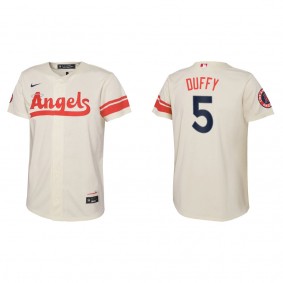 Matt Duffy Youth Angels Cream 2022 City Connect Replica Team Jersey