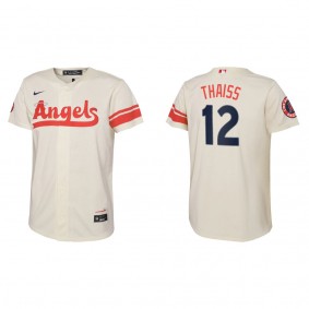 Matt Thaiss Youth Angels Cream 2022 City Connect Replica Team Jersey