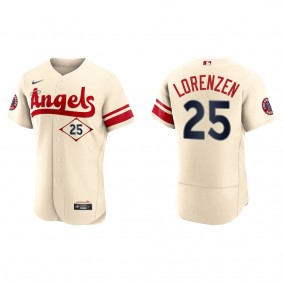 Michael Lorenzen Men's Angels Cream 2022 City Connect Authentic Team Jersey