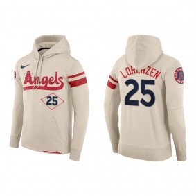 Michael Lorenzen Angels Cream 2022 City Connect Hoodie