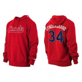 Noah Syndergaard Angels Red 2022 City Connect Pullover Hoodie