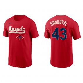 Patrick Sandoval Men's Angels Red 2022 City Connect T-Shirt