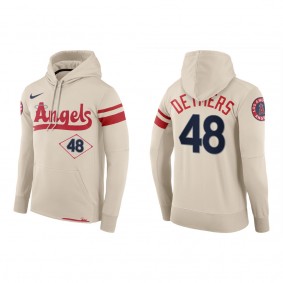 Reid Detmers Angels Cream 2022 City Connect Hoodie