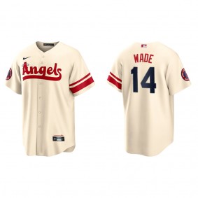 Tyler Wade Men's Angels Cream 2022 City Connect Replica Player Jersey