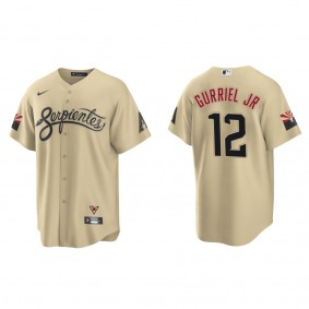 Lourdes Gurriel Jr. Arizona Diamondbacks Nike Gold City Connect Replica Jersey