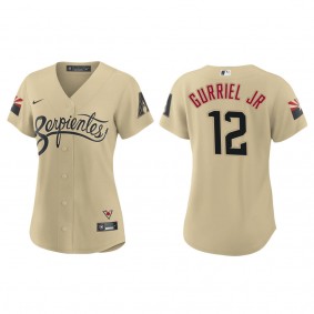 Lourdes Gurriel Jr. Women's Arizona Diamondbacks Nike Gold City Connect Replica Jersey