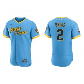 Luis Urias Brewers City Connect Authentic Jersey