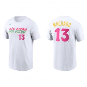 Manny Machado San Diego Padres White 2022 City Connect T-Shirt