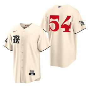 Martin Perez Texas Rangers Cream 2023 City Connect Replica Jersey