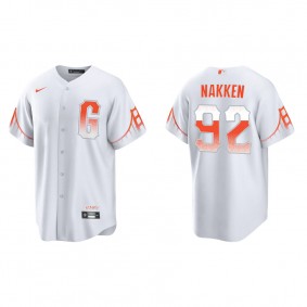 Men's San Francisco Giants Alyssa Nakken White City Connect Replica Jersey