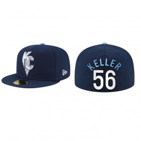 Men's Kansas City Royals Brad Keller Navy 2022 City Connect Fitted Hat